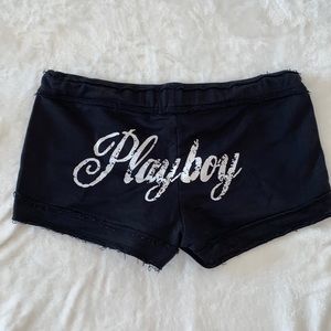 Playboy black shorts